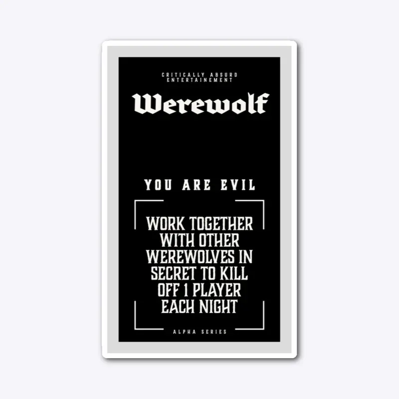 Werewolf Nights of Strife Card