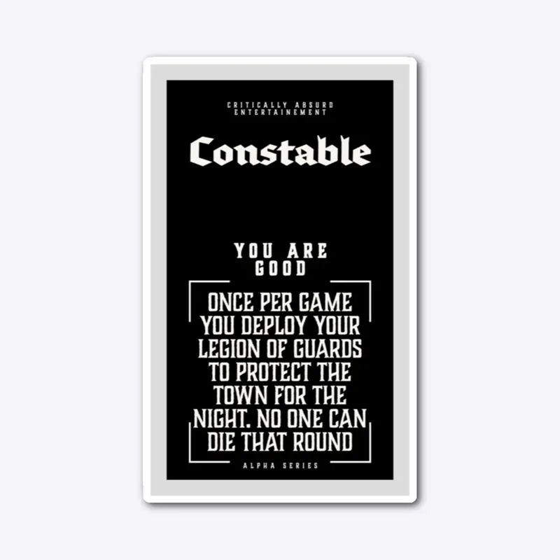 Constable Nights of Strife Card