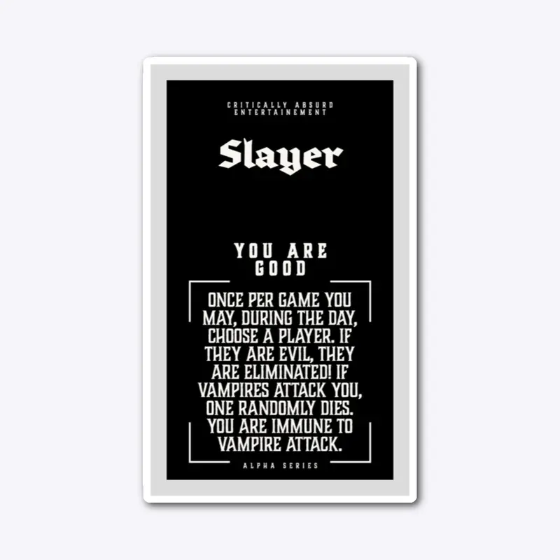 Nights of Strife "Slayer" card